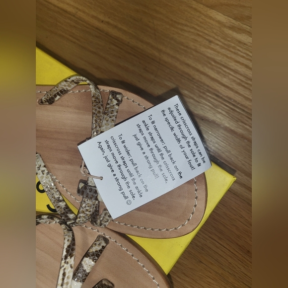 NEW CORNETTI VULCANELLO SNAKE PRINT LEATHER SANDAL SIZE 37 - Picture 3 of 6